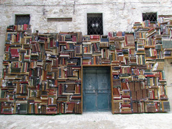 bookporn:  Pesaro - Wall of books - 19 luglio 2011 by cepatri55 