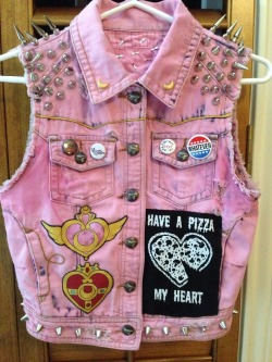 glitterdickz:  my sailor moon vest that started out as just a