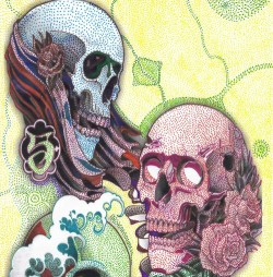 underneaththebubble:  skull art | Tumblr on We Heart It - http://weheartit.com/entry/57832883/via/underneaththebubble