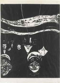 waswseffortblog:  Edvard Munch - Angst. 
