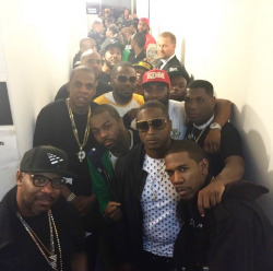 aintnojigga:  The Roc is in the building!Jay-Z, OG Juan, Beanie