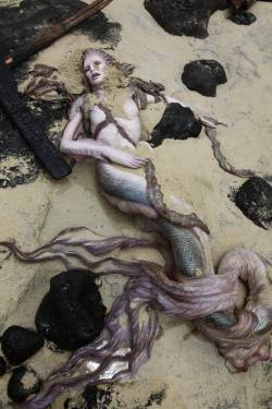 corpsewhore:cristation:Mermaid film prop, sculpted by Hiroshi