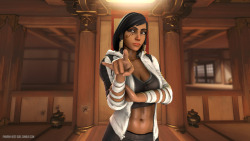 Pharah doing her best Korra impressionBased on this awesome drawing