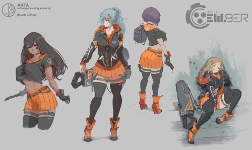 cutesexyrobutts2: work for em8er.com - school outfit (girl) sci-fi