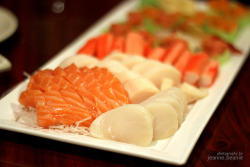 hesheeat:  Day 285: Sushi buffet by jeanne.beanie on Flickr.
