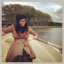 I&rsquo;m on a boat!  (at Grand Canal)