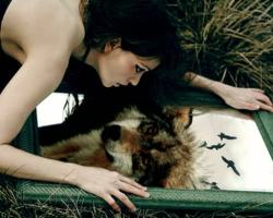 “Wolves and Women have much in common. Both share a wild spirit.