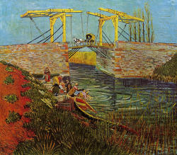 chadmsirois:  The Langlois Bridge at Arles, Vincent van Vogh,