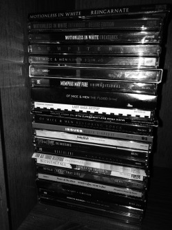 Sweet mama! I have almost every CD in here XD