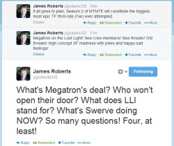 serikaizumi:  jasonenright:  James Roberts talks about MTMTE