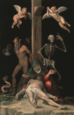 lucysskeleton:  Jacopo Ligozzi, The Allegory of the Redemption,