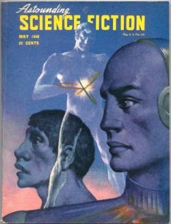 Astounding Science Fiction cover by Alejandro de Cañedo, May