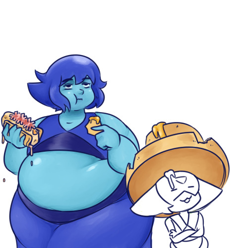 magicstraw: magicstraw:  Join Peri and Lapis as they attempt to learn about the strange Earth custom known as…EATING.    The thrilling conclusion. 