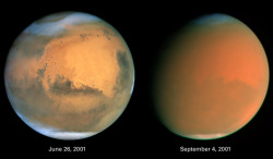 just–space:  Mars Engulfed  : What’s happened to Mars? In