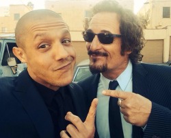 @Theorossi: First selfie of the night with me and my partner