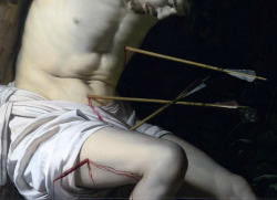 v-ersacrum:  Gerrit van Honthorst, Saint Sebastian (detail),