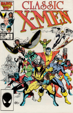 Classic X-Men No. 1 (Marvel Comics, 1986). Cover art by Arthur