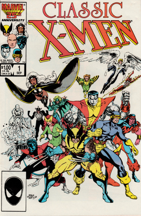 Classic X-Men No. 1 (Marvel Comics, 1986). Cover art by Arthur Adams.From Anarchy Records in Nottingham.