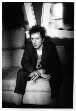 post-punker:  John Lydon at Warwick Hotel, New York City, 1979, by