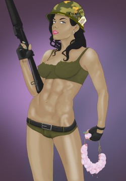 “Soldier” by the mystery castration artist.She’s obviously