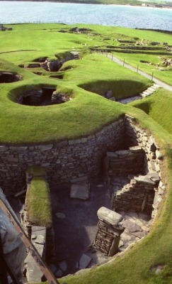 Jarlshof, the best known prehistoric archaeological site in Shetland,