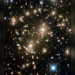 Galaxy Cluster Abell 370 and Beyond #nasa #apod #esa #hff #stsci