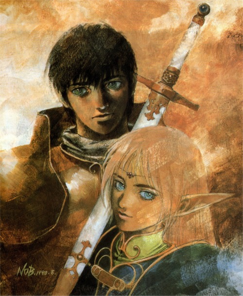 animarchive:  Record of Lodoss War - illustrations by Nobuteru