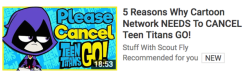 pan-pizza:5 Reasons why Cartoon Network NEEDs To Cancel Teen