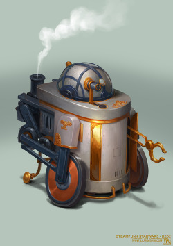 steampunktendencies:  Steampunk Star Wars - Concept Design by