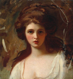 void-dance:  Painting by George Romney: Lady Hamilton as Circe