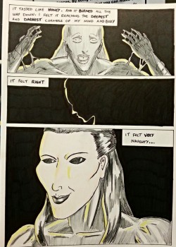 Kate Five vs Symbiote comic Page 4  Let the symbiote naughtiness