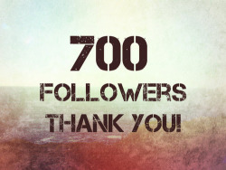 Unwittingly, I passed the 700 mark. Thanks, guys and gals, for