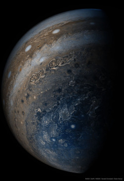 amazinguniverses:  Beneath Jupiter by NASA, Juno, SwRI, MSSS,
