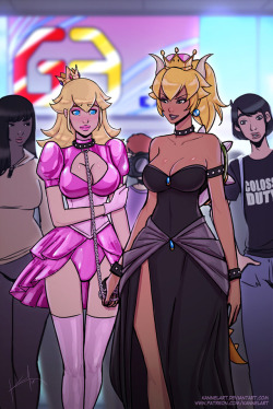 kannelart:      Raan’s Doll: Bowsette and Peach! Raan and
