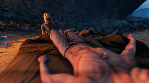 Ciri is finally old and wise enough to know of the whole concept of intimacy. For a long while perhaps, but never thought much of it since she was always on the run. Now itâ€™s quiet, giving her too much time to think and wonder to herself. On an evening
