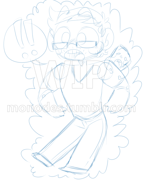 monodes:  (Posting the progress again because yesterday I forgot one of the parts of the progress)  (LINELESS DRAWINGS ARE A PAIN IN THE ASS) I had a lot of fun doing this one! And I think it turned out pretty cute? Enjoy!