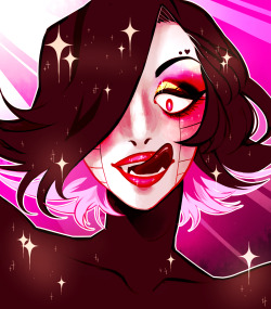 dominodamsel: me: i wanna draw mettaton with like, drag make