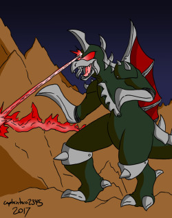 I finally drew my favourite Godzilla Kaiju, Gigan. I first saw