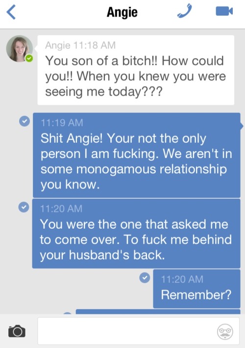 cuckoldtext:  This series is being tagged #angie to help you find previous related posts. 