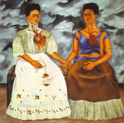 lonequixote: Frida Kahlo The Two Fridas (via @lonequixote​)