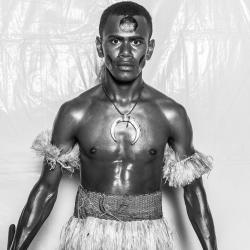   Fijian man, photographed at the Festival de las Artes del Pacifico