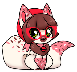 crayonkat:  crayonkat:  I redesigned Littlest Pet Shop Kat. I