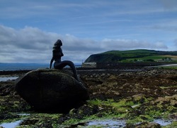 sixpenceee:  Mermaid of the North is located in Balintore, Scotland.