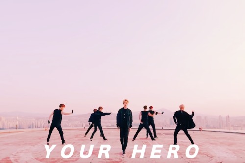 kihyunni:  I can be your hero, I can be your man 