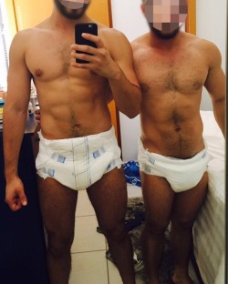 peepantsx:  My friend and my boyfriend also enjoy wearing diapers.