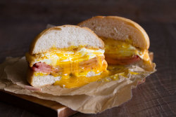 fattributes:Taylor Ham, Egg and Cheese Breakfast Sandwich