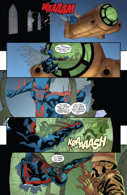 towritecomicsonherarms:  Spider-man 2099 #8