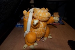 nurse-peach:  retrogamingblog:  Blastoise Cheese Sculpture  i