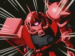 gslchar:  Here, have some BluRay #Gundam remastered Char gifs