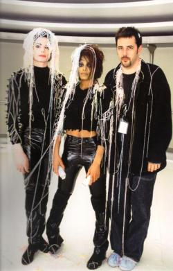 twixnmix:    Michael, Janet Jackson and director Mark Romanek